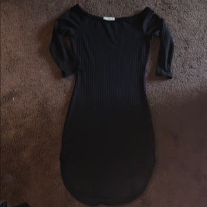 Black casual dress